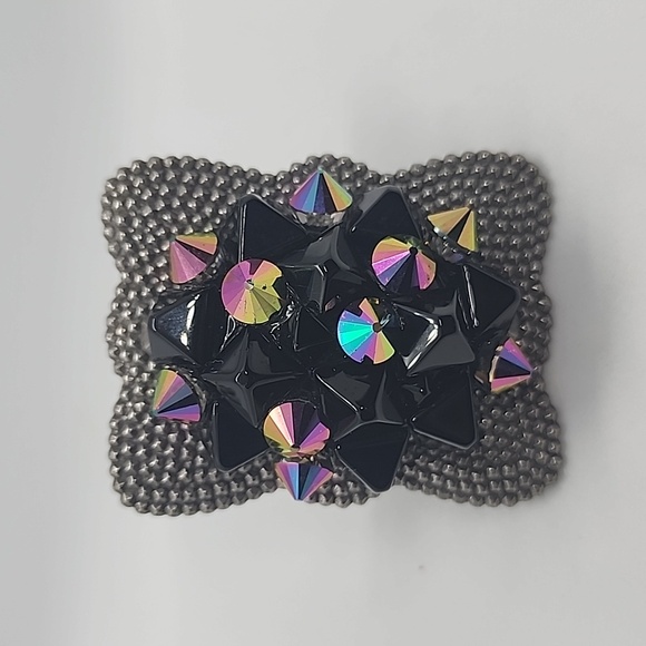 GASOLINE GLAMOUR STUDDED FORTUNE TELLER RING BLACK - Picture 6 of 6